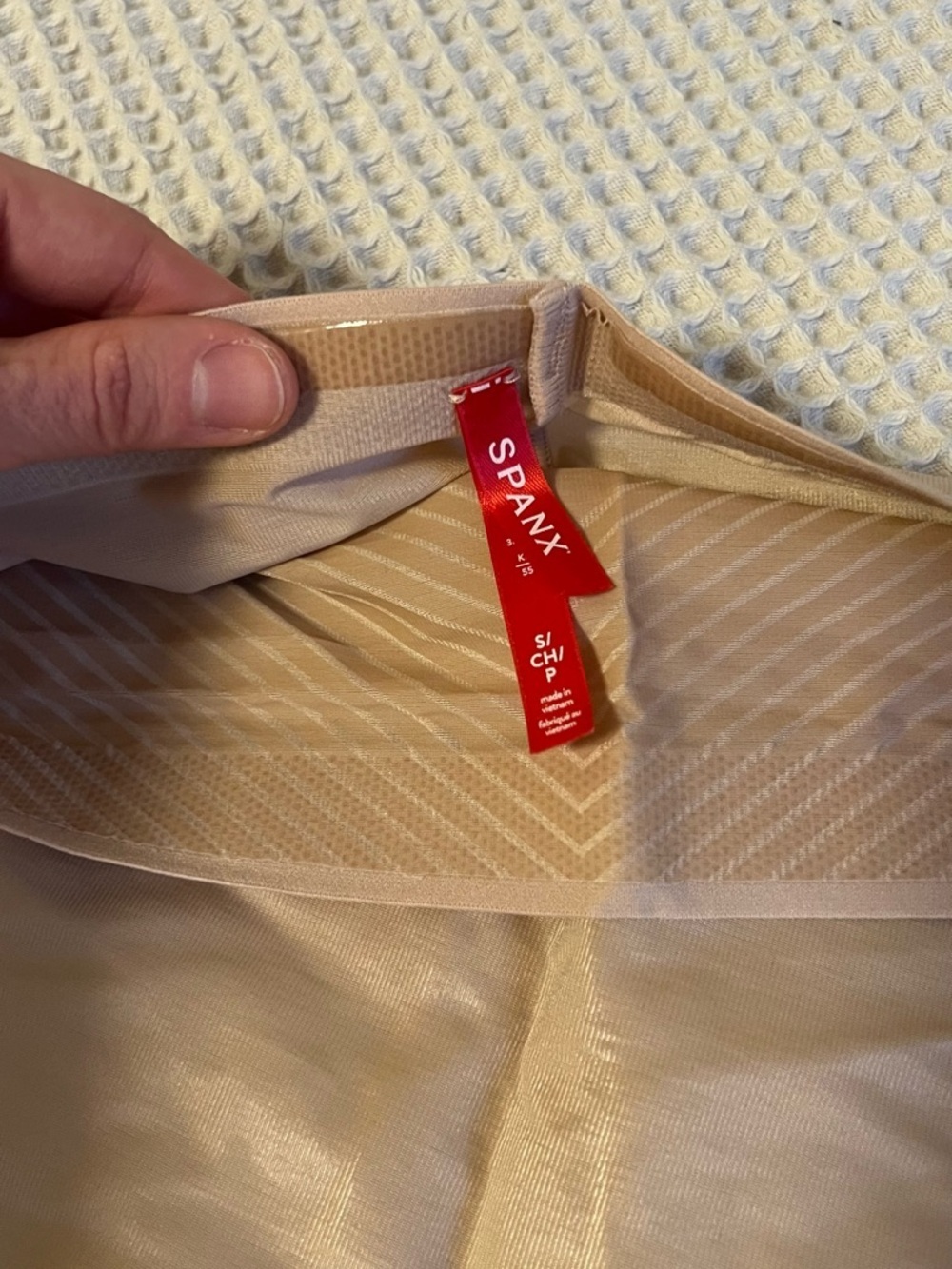 SPANX SMALL High-Waist Nude Shaping Bodysuit Shorts - Picture 6 of 10